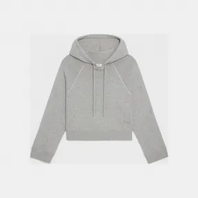 思琳/Celine 羊毛山羊绒混纺马车图案连帽套头衫 2A65L373N.08GC.L