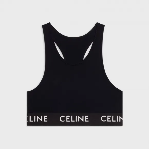 思琳/Celine 女士 CELINE平织布运动内衣 - 黝黑色 2X919762Q.38NO