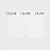思琳/Celine 男士 棉质平织布CELINE平脚短裤 - 纯白色 2Z055157N.01BC