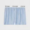思琳/Celine CELINE条纹桑蚕丝平角裤 2Z328948S.07CF