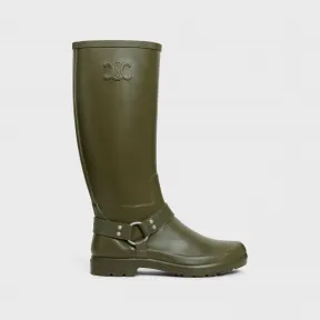 思琳/Celine 橡胶和牛皮革长筒雨靴 357407010C.15KH