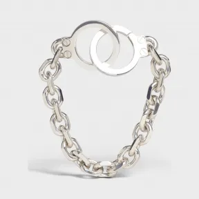 思琳/Celine 女士 Golden Handcuff标准纯银手镯 46M986SIL.36SI