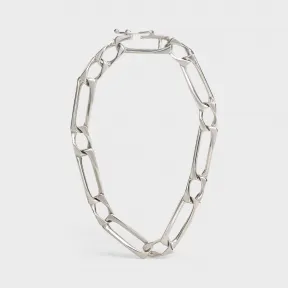 思琳/Celine 男士 CELINE Heritage 标准纯银方链手镯 46R326SIL.36SI