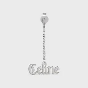 思琳/Celine CELINE铑银色饰面银质哥特式耳环 46Z296SIL.36SI