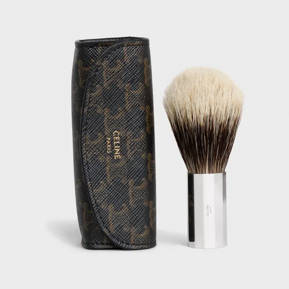 思琳/Celine 男士 标志印花配盒黄铜修面刷 4M0162AB3.38NO