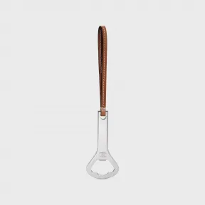 思琳/Celine TRIOMPHE精钢和牛皮革开瓶器 4M3326AKF.04LI