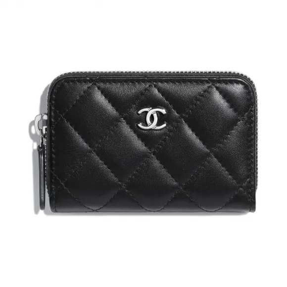 香奈儿/Chanel 黑. 经典拉链卡套 A84511_Y01480_C3906