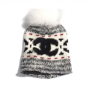 香奈儿/Chanel 象牙白、黑与红. 帽子 AA0931_X13118_C6351