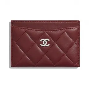 香奈儿/Chanel 酒红. 经典卡套 AP0213_Y01480_N4859