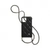 香奈儿/Chanel iPhone11 Pro链子手机壳  颗粒压花小羊皮与金色金属  黑 AP1639-B03765-C3906