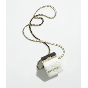 香奈儿/Chanel 小羊皮与金色金属 - 黑与白, 链条手拿包 — 精品 香奈儿 AP3154B09939NL819