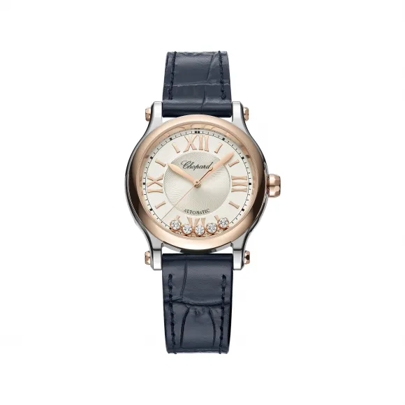 萧邦/Chopard HAPPY SPORT 33毫米 自动上链机芯 玫瑰金 精钢 钻石 | 278608-6001