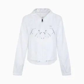 Calvin Klein 女装 梭织透气拼接连帽外套 4Wt0O503-休闲运动系列