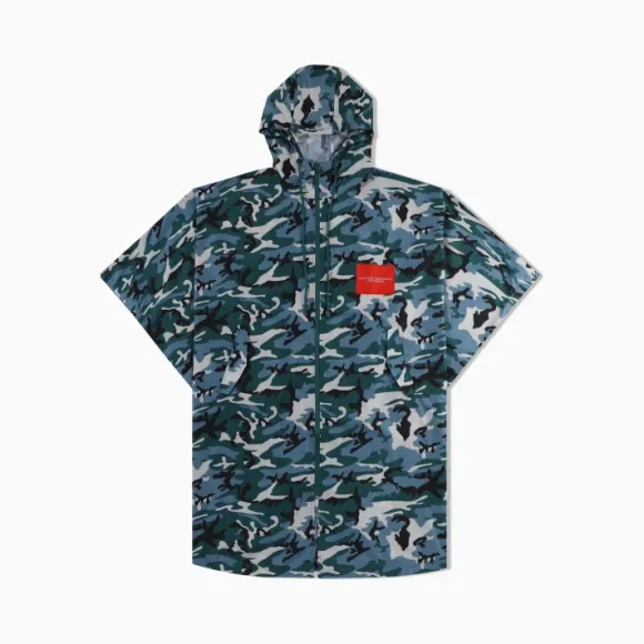 卡尔文·克莱恩/Calvin Klein 女士新款拉链连帽短袖梭织运动上装 4WT9O540-休闲运动系列