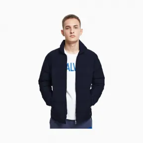 卡尔文·克莱恩/Calvin Klein 男士秋冬新款小立领拉链羽绒服 J309751-牛仔休闲系列