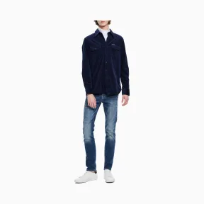 卡尔文·克莱恩/Calvin Klein 男装新款休闲长袖衬衫 J313767-牛仔休闲系列