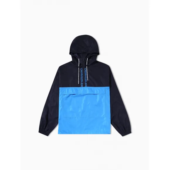 卡尔文·克莱恩/Calvin Klein CALVIN KLEIN 男士撞色连帽休闲单夹克外套 J314426-牛仔休闲系列