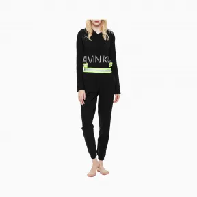卡尔文·克莱恩/Calvin Klein 女装新款Logo腰边休闲家居裤 QS6342-内衣系列