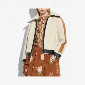 蔻驰/Coach 双面羊毛皮运动服 23134 NAT