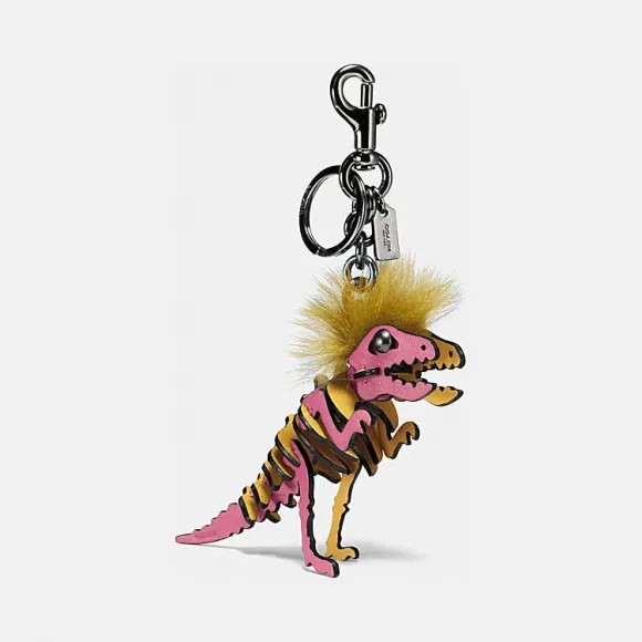 蔻驰/Coach 小号MOHAWK REXY手袋挂件 58499_BKLPZ