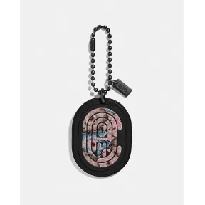 蔻驰/Coach KAFFE FASSETT印花大奖章挂件 78350_DKL4G