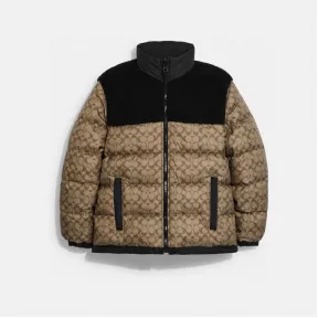 蔻驰/Coach 双面夏尔巴签名羽绒服 CE338-UWF-XS