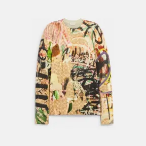 蔻驰/Coach 彩色 COACH X MINT + SERF圆领毛衣 CF040-L38-S