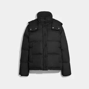 蔻驰/Coach 短款羽绒服 CL445-BLK-XL