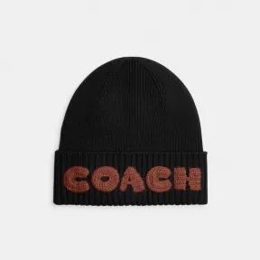 蔻驰/Coach 男女同款礼盒装比尼帽 CM046-BLK