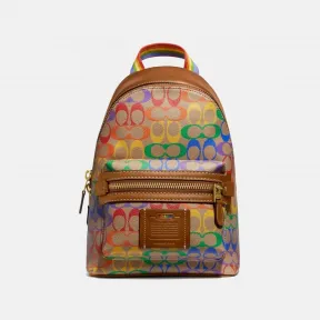 蔻驰/Coach  男士 彩虹经典标志帆布ACADEMY双肩包 983-OLL38