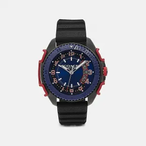 蔻驰/Coach C001腕表，45MM W1699-BK-NV-MEN
