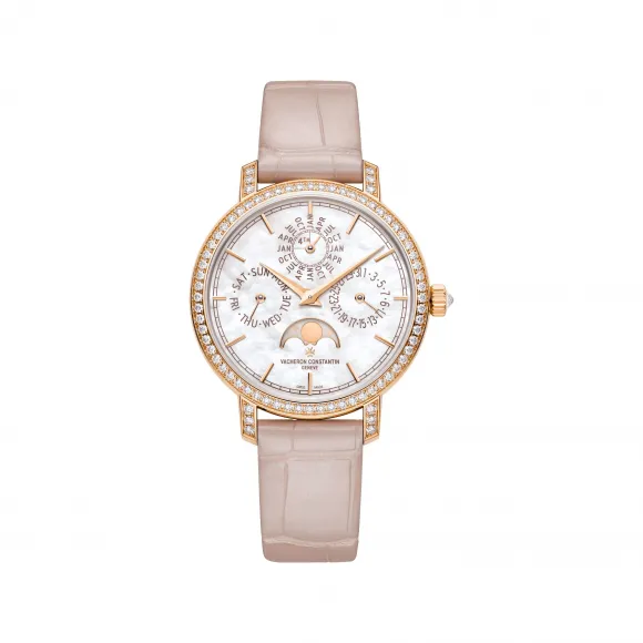 江诗丹顿/Vacheron Constantin TRADITIONNELLE传袭系列 36.5MM 自动机械机芯 女表 4305T-000R-B947 VMX43RB947