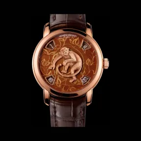 江诗丹顿/Vacheron Constantin MéTiers D'Art艺术大师系列 18K 5N 粉红金 自动机械机芯 男