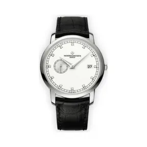 江诗丹顿/Vacheron Constantin Traditionnelle传袭系列 18k白金 自动机械机芯 男表 8717
