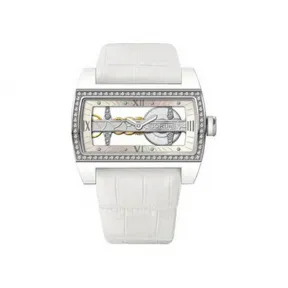 昆仑/Corum 40.9x35.2MM 白色陶瓷表壳配钻石表圈 手动机械机芯 007-129-52-0009-0000