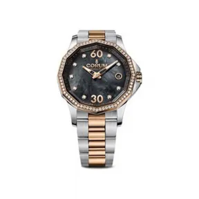 昆仑/Corum 38MM 精钢配玫瑰金钻石表圈 自动机械机芯 082-101-29-V200-PN10