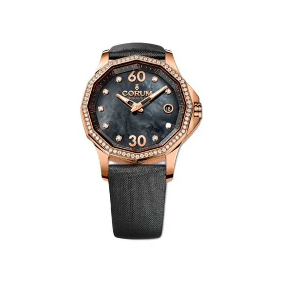 昆仑/Corum 38MM 玫瑰金镶钻表圈 自动机械机芯 082-101-85-0041-PN10