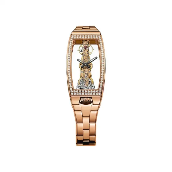 昆仑/Corum 43MM X 21MM 18kt 玫瑰金配钻石表圈 自动机械机芯 113-102-85-V880-0000