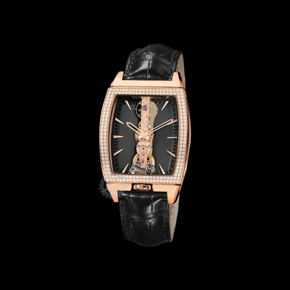 昆仑/Corum 51MM X 34MM 玫瑰金镶钻表圈 自动机械机芯 113-151-85-0002-FK02