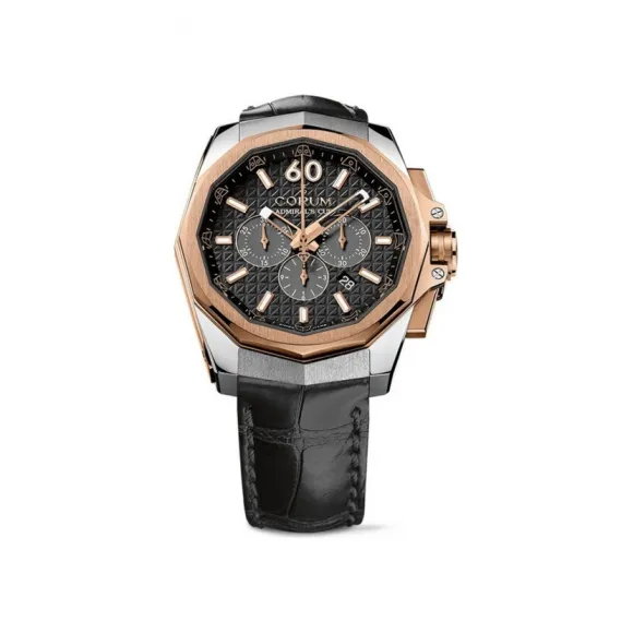 昆仑/Corum 45MM 精钢和玫瑰金表壳 自动机械机芯 132-201-05-0F01-AN11