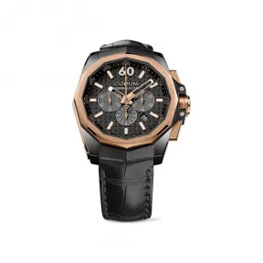 昆仑/Corum 45MM 玫瑰金和黑色 PVD ​​钛金属搭配玫瑰金表圈 自动机械机芯 132-201-86-0F01-AN11