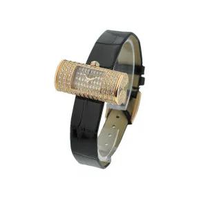 昆仑/Corum 30 x 14.5MM 18kt 玫瑰金镶钻 石英机芯 137-801-85-0081-GD34