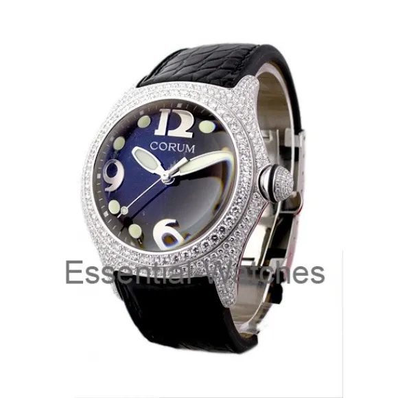 昆仑/Corum 45MM 白金镶钻表圈 自动机械机芯 163-153-69-0F01-FM31R