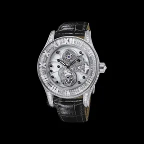 昆仑/Corum 46MM 18K白金配钻石表圈 Mechanical 372-719-69-0F81-0000
