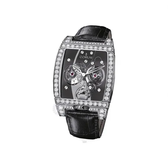 昆仑/Corum 38x53MM 18kt 白金钻石表圈 手动机械机芯 382-871-69-0F01-0000