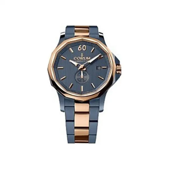 昆仑/Corum 42MM 黑色 PVD 精钢搭配玫瑰金表圈 自动机械机芯 395-111-34-V705-AB11