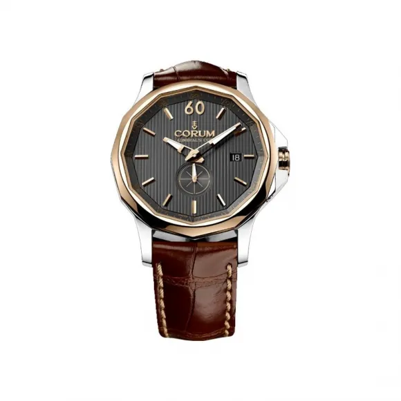 昆仑/Corum 42MM 精钢搭配玫瑰金表圈 自动机械机芯 395-101-24-0F02-AK11