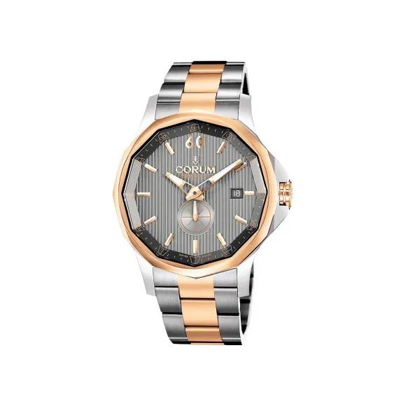 昆仑/Corum 42MM 精钢搭配玫瑰金表圈 自动机械机芯 395-101-24-V720-AK11