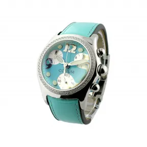 昆仑/Corum 44.5MM 钢带 2 排钻石表圈 石英机芯 396-157-47-F167-FH30R