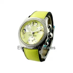 昆仑/Corum 44.5MM 钢带 2 排钻石表圈 石英机芯 396-157-47-F165-FJ30R